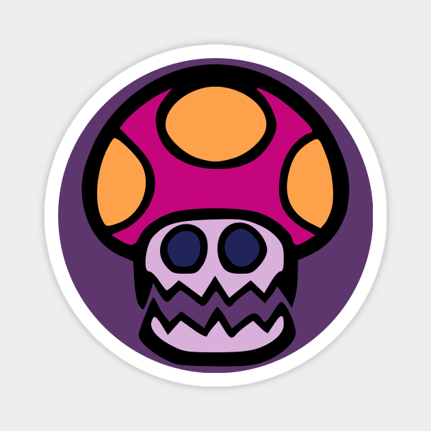 Zombie Shroom Magnet by snespix